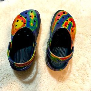 Rainbow Crocs
